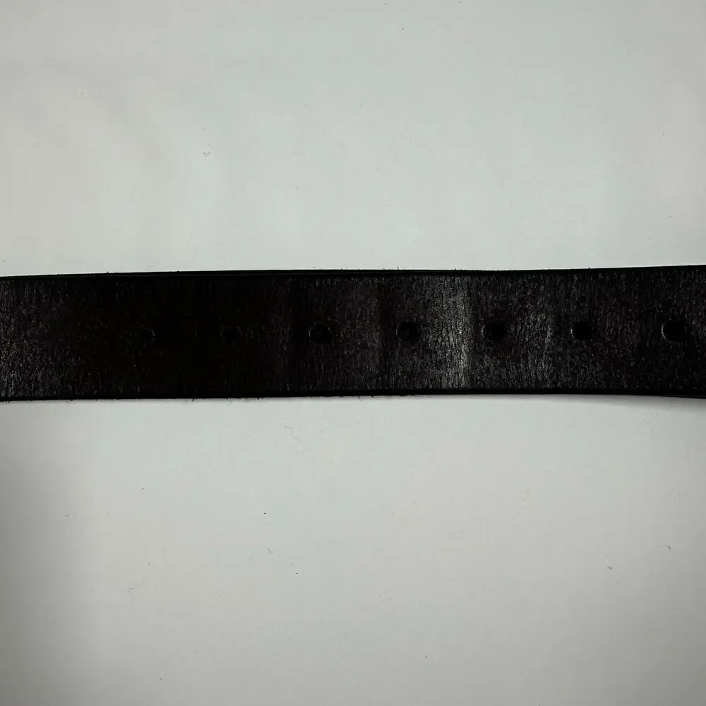 Polo Ralph Lauren Dark Brown Leather Belt Men's Sz 44